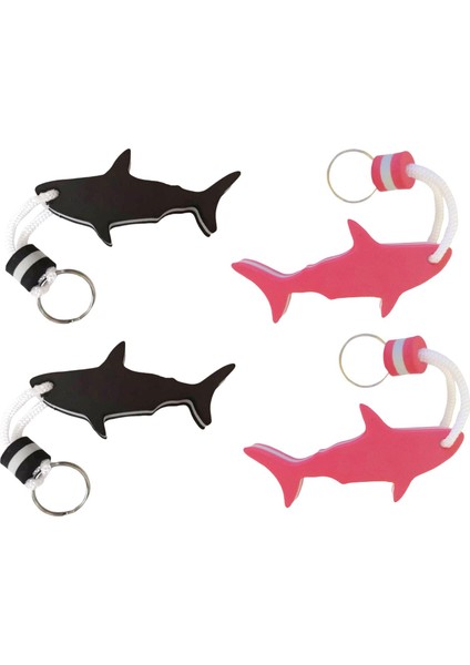 4 Float Keyrings Pack Of Dış Havada Sörf Için 2x Kırmızı ve 2x Siyah (Yurt Dışından)