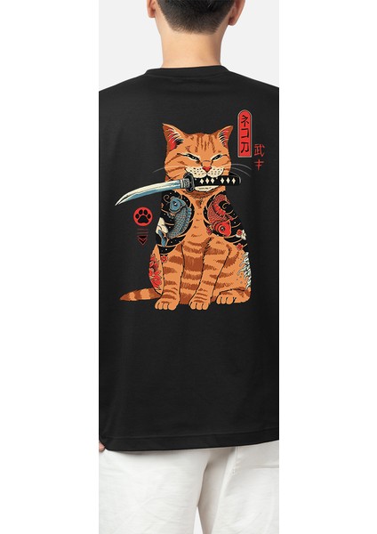 Weddey-M Oversize Japon Kedi Samuray fiyatları