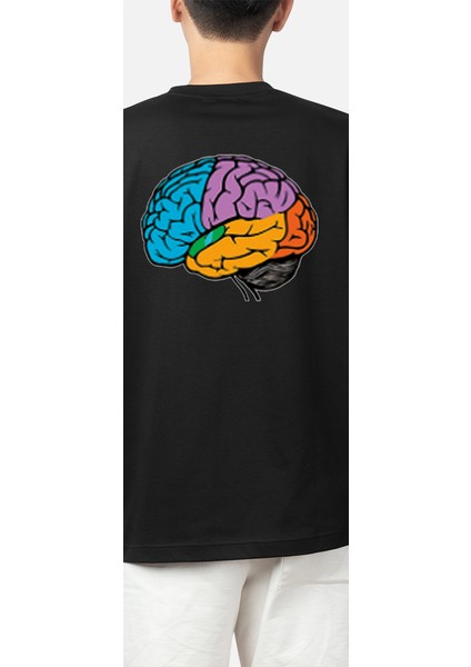 Weddey-S Oversize Colorful Brain