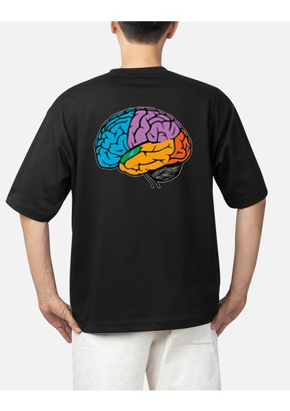 Weddey-S Oversize Colorful Brain