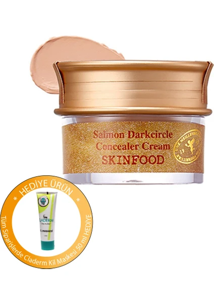 Skinfood Salmon Concealer Göz Çevresi Morlukları İçin Kapatıcı Krem (01)  10g