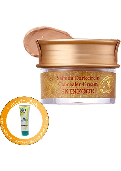 Skinfood Salmon Concealer Göz Çevresi Morlukları İçin Kapatıcı Krem (02)  10g