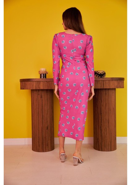 Desenli ve Büzgülü Elbise indirimleri