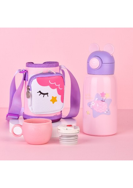 Büyük Kapasiteli Çocuk Vakum Kabı 316 Paslanmaz Çelik Çift Katmanlı Vakum Kabı 500ML (Yurt Dışından)