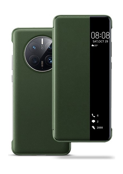 Huawei Mate 50 Pro İçin Pu Deri Koruyucu Telefon Kılıfı (Yurt Dışından)