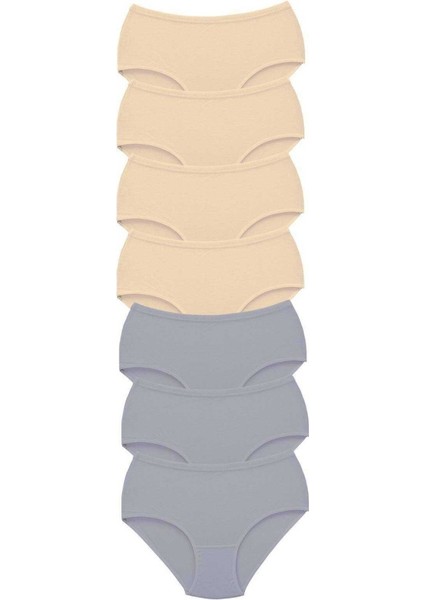 7 Adet Tutku Kadın Yüksek Bel Bato Kalın Lastik Külot S8