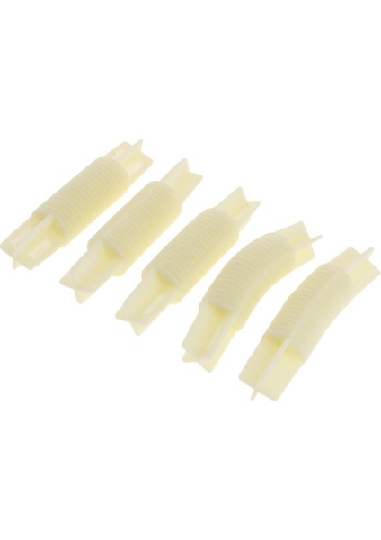 5 x Perde Kanal Çubuğu Dirseği 26MM Veya 28MM Çap. Marangoz Açısı Eklem Bej