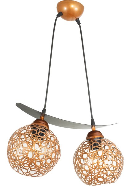 Tekli Selçuklu Motif Kayık Model Tarz Sarkıt Avize