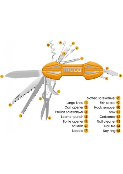 15 Fonksiyonlu Çakı HMFK8158