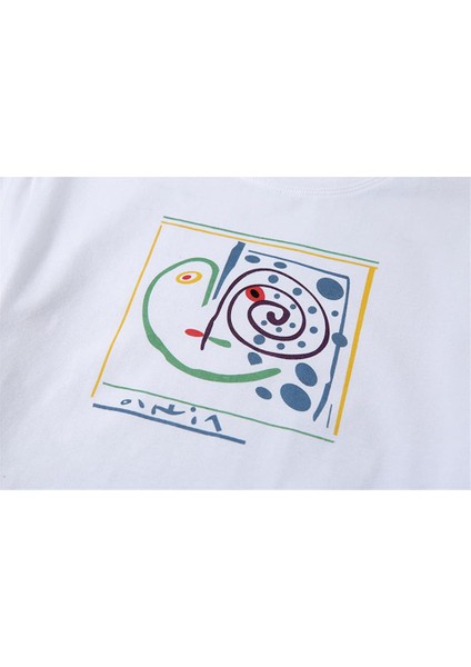 Face Art Baskılı Beyaz Crop modelleri