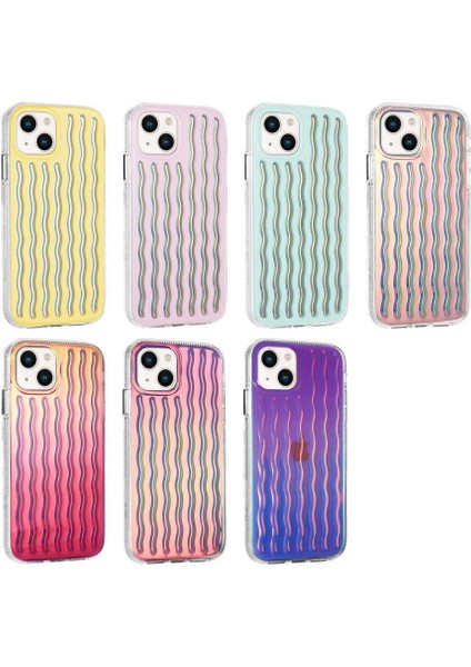Apple Iphone 14 Pro Max Dalgalı Kabartmalı Silikon Wave Telefon Kapak
