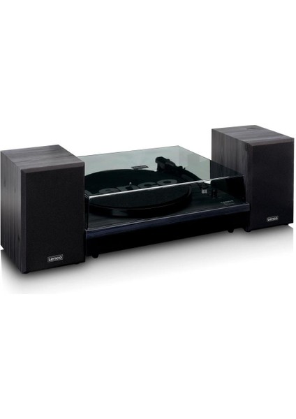 LS-301BK Bluetoothlu Hoparlörlü Plak Çalar Pikap Siyah