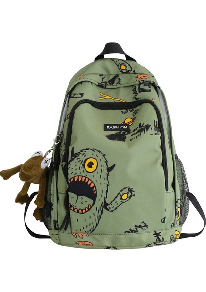 Öğrenci Sırt Çantası - Yeşil (Yurt Dışından)