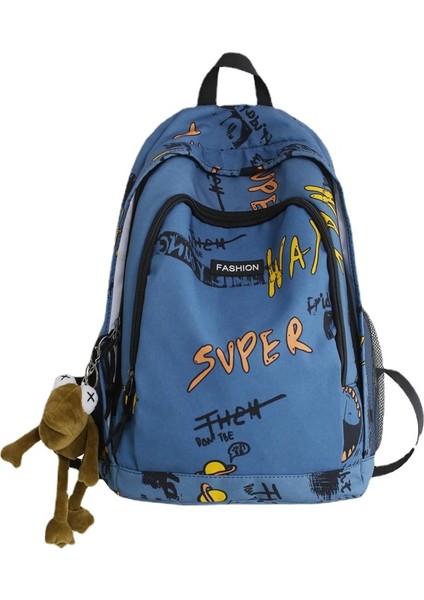 Öğrenci Sırt Çantası - Mavi (Yurt Dışından)