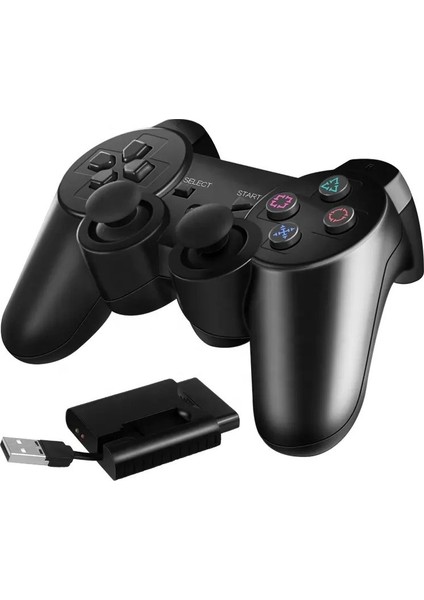 6ın1 Pc Gamepad Kablosuz Titreşimli Oyun Kolu Ps2/ps3/pc/smart Phone/tv Box Uyumlu