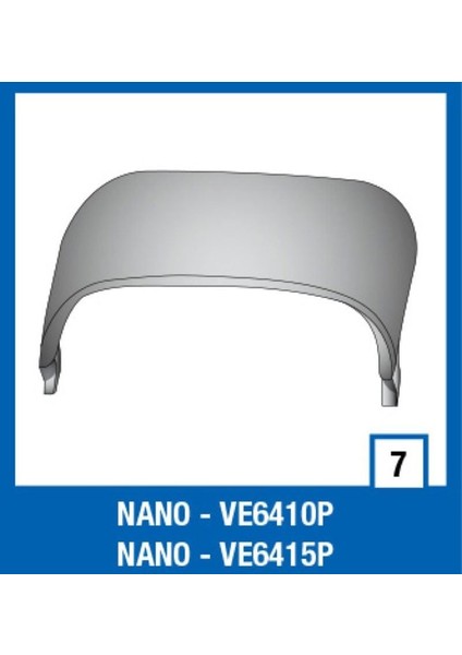 Raw Tepe Havalandırma Çizgili Mat VE6416P