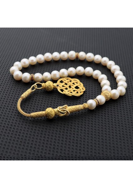 1000 Ayar Gümüş Kazaz Püsküllü Inci Tesbih fırsatları