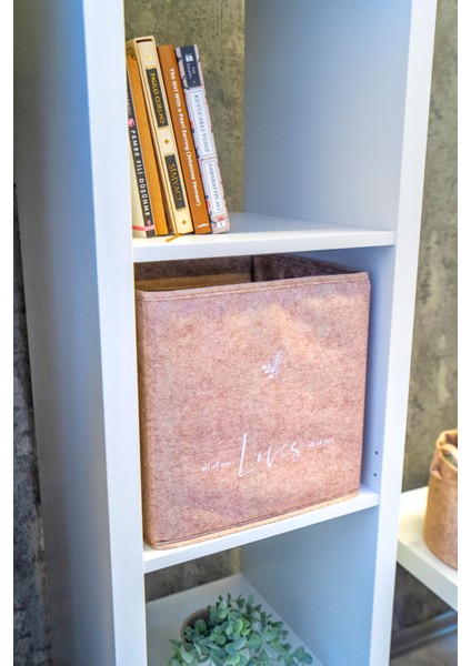 Keçe Raf Düzenleyici Sepet Katlanabilir Saklama Kutusu Baskılı Çok Amaçlı Kutu 30*30*30CM modelleri