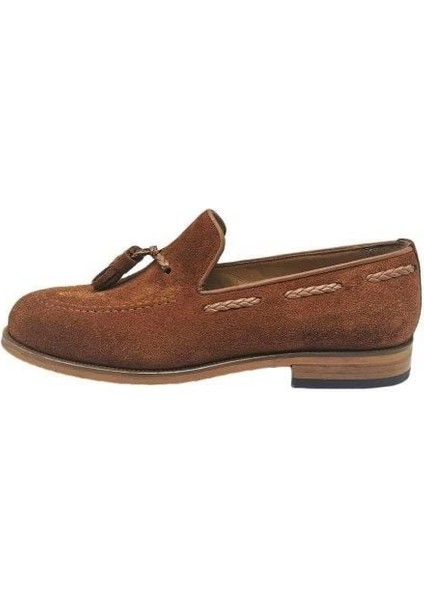 Taba Süet Püsküllü Erkek Ayakkabı1010