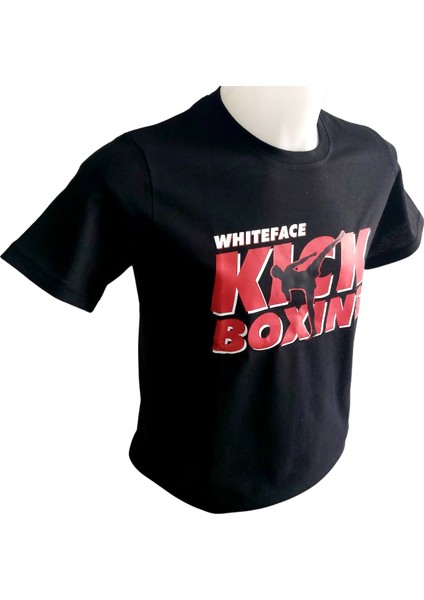 Kick Boks Özel Tasarım Baskılı Tişört (Siyah) fiyatları