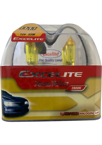H11 Xenon Yellow 12V 55W Far Ampulü Sarı Işık