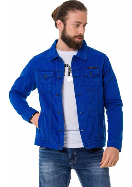 CJ289 Saks Mavisi Kot Ceket