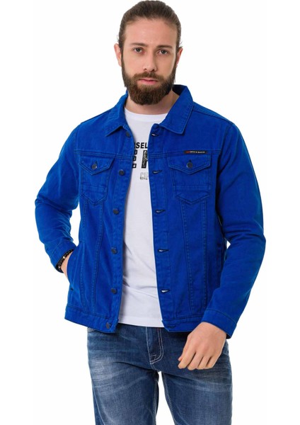 CJ289 Saks Mavisi Kot Ceket