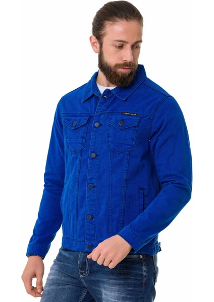 CJ289 Saks Mavisi Kot Ceket