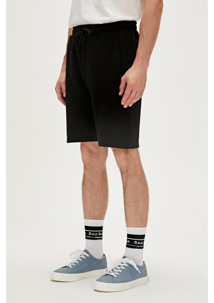 Badbear Erkek Crux Sweatshort Siyah