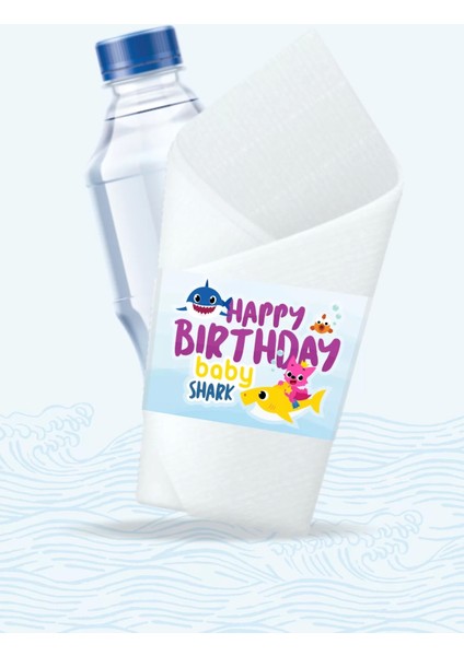 Baby Shark Temalı Peçete Sargısı 16'lı