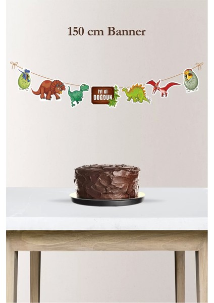 Dinazor Konsepti Büyük Banner *kalın Kağıt 150CM