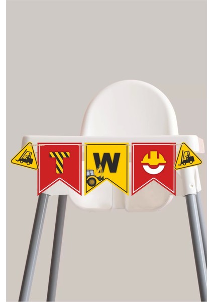 Iş Makinaları Two Banner *kalın Kağıt