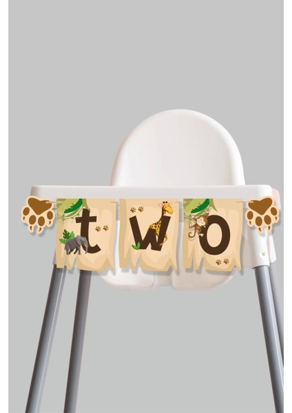 Safari Konsepti Two Banner *kalın Kağıt