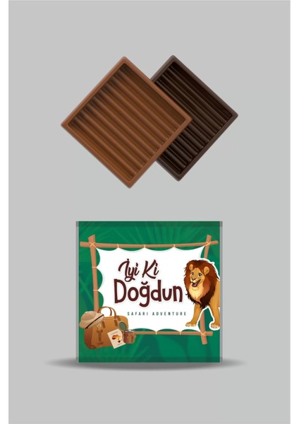 Safari Konsepti Çikolata Sargısı 20'li