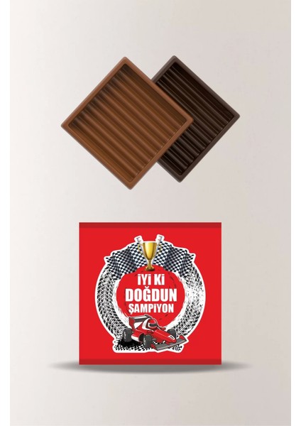 Yarış Arabası Çikolata Sargısı 20'li