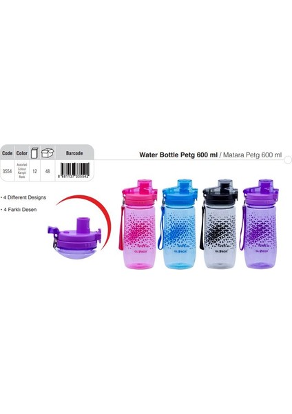 Globoxwater Bottle Matara 600ML