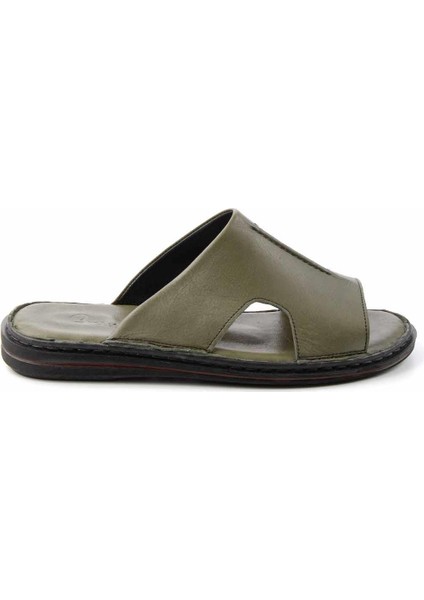 Haki Leather Erkek Terlik E04804050603 fiyatları
