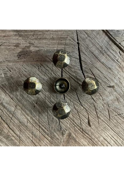 Penta Kabara Raptiye Koltuk Çivisi Renk Antik Bakır Çap 18MM 10ADET