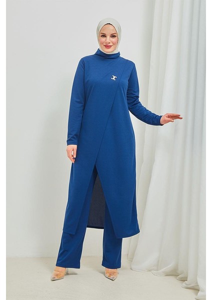 Tesettür Tunik Pantolon Takım BRC8075 Indigo