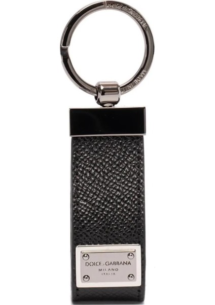 Logo Plaque Leather Keyring10