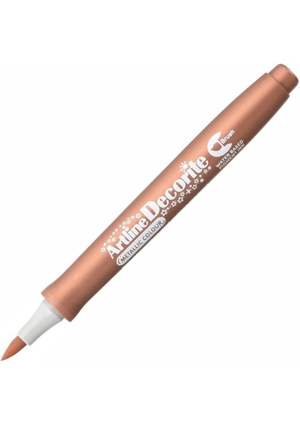 Decorite Marker Kalem Fırça Uçlu Bronze