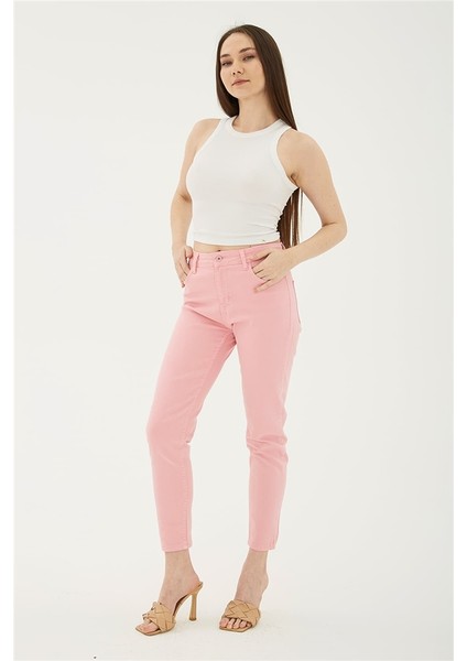 Mom Pantolon Pembe / Pink fiyatları