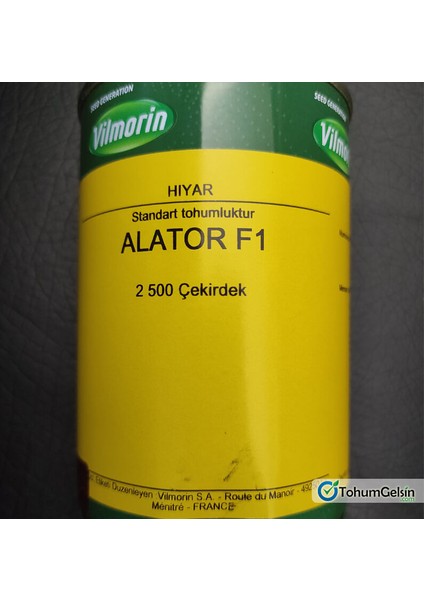 Alator F1 Hıyar Tohumu 2500 Çekirdek