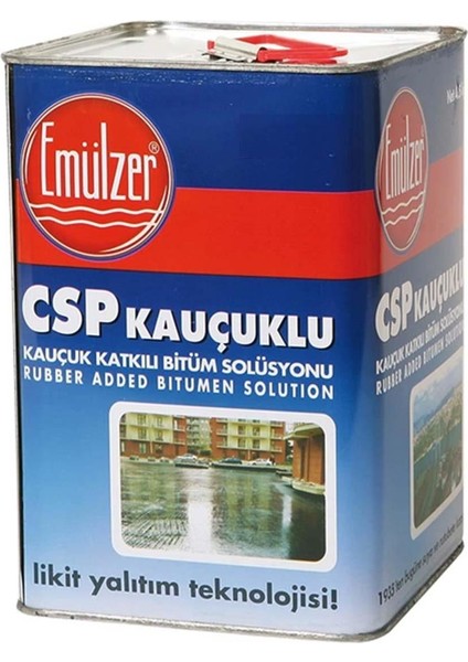 Csp Kauçuklu Bina Teras Çatı Bodrum Su Yalıtım Zifti 17 kg