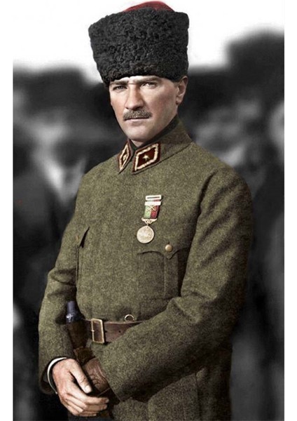 Askeri Üniforma ve Atatürk PixArt Sanat Elmas Mozaik Diamond Türkiye 35*50