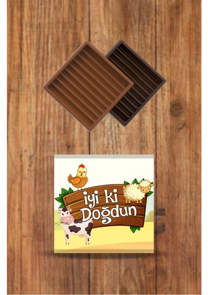 Çiftlik Konsepti Çikolata Sargısı 20'li