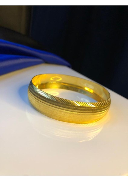 24 Ayar Altın Kaplama 15 mm Şarnel Bilezik indirimleri