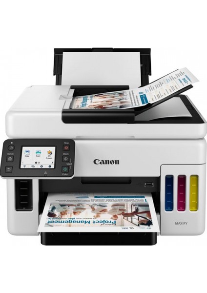 Canon Maxıfy GX6040, Renkli, Mürekkep Mega Tanklı, Yazıcı, Tarayıcı, Wifi, Lan