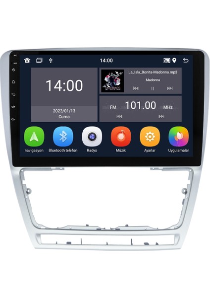 Skoda Octavia (2008-2012) Android 14 Multimedya - 4 GB Ram - 64 GB Hafıza - Carplay CRV-4481XD