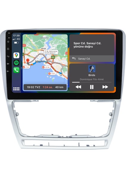 Skoda Octavia (2008-2012) Android 14 Multimedya - 4 GB Ram - 64 GB Hafıza - Carplay CRV-4481XD